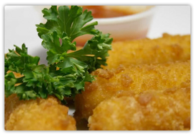 Fried Mozzarella Sticks