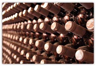 hundreds of reserve wines on hand